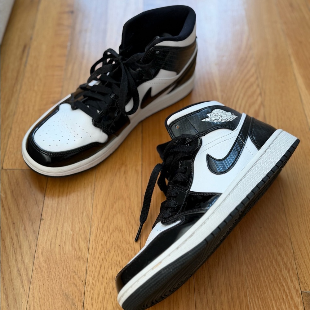 Air Jordan 1 Mid "All-Star 2021" sneakers Black/White - Picture 4 of 13